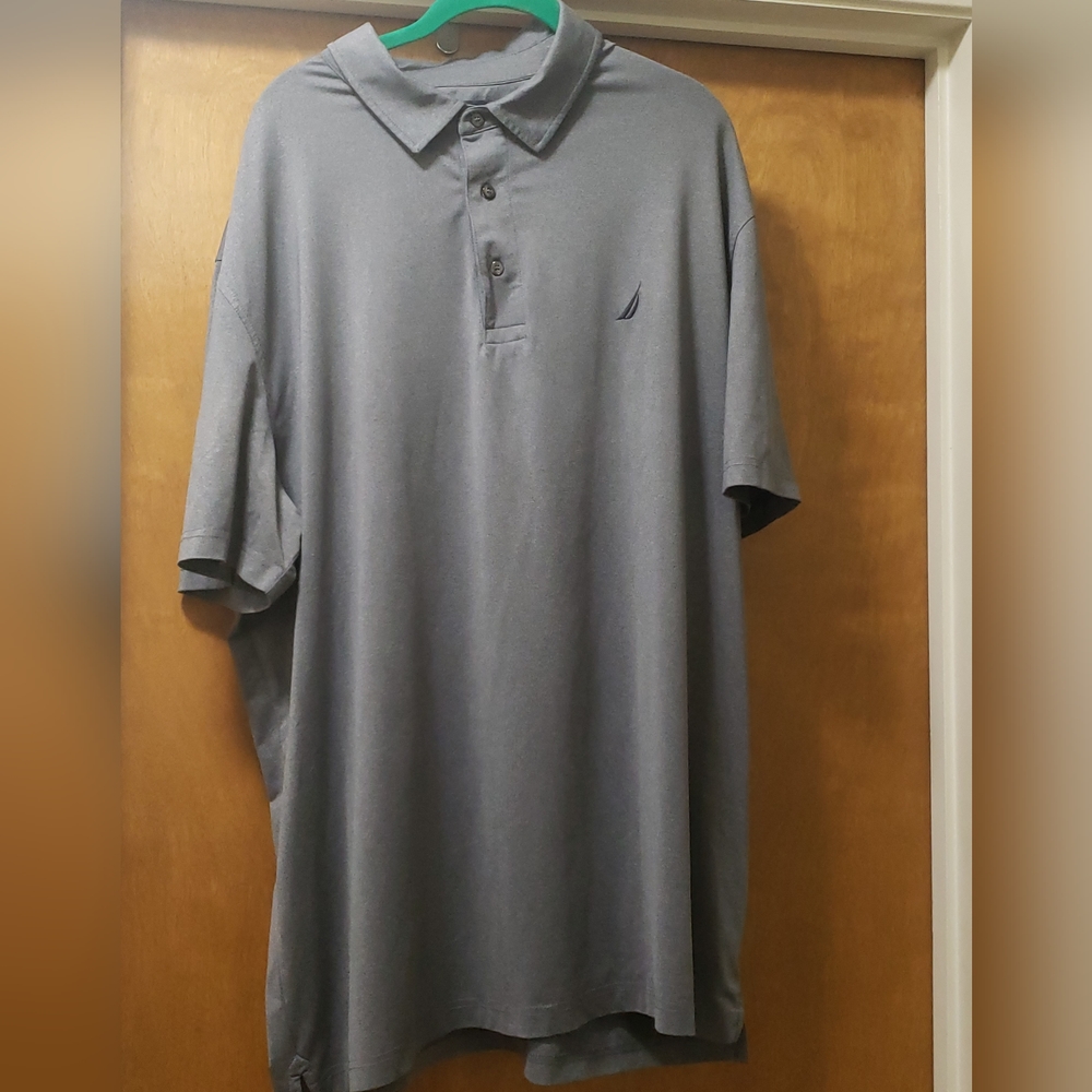 Nautical gray polo